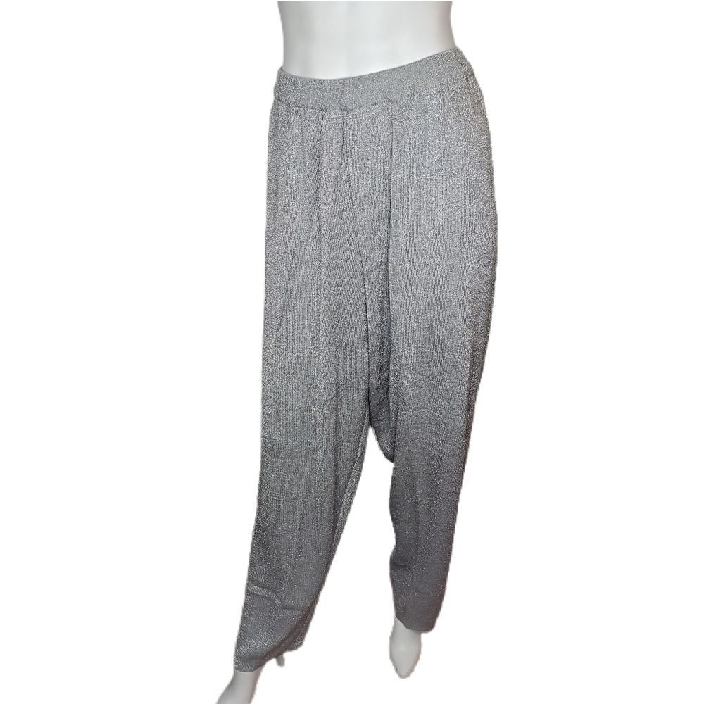 Vintage Lilly of California silver knit pants